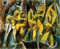 Cinq femmes 1907 cubisme Pablo Picasso